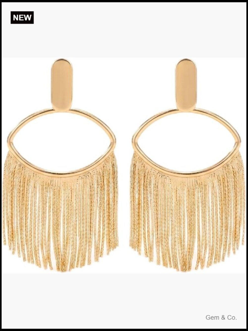 Women's Hoop & Dangle Earring Set, 7 Pairs Trendy Statement Jewelry, Gold Tone